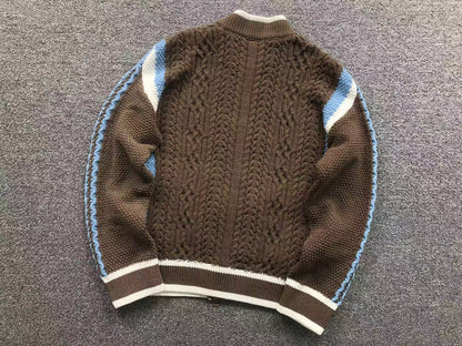 Jaqueta Adidas Cable Knit Zip Sweater
