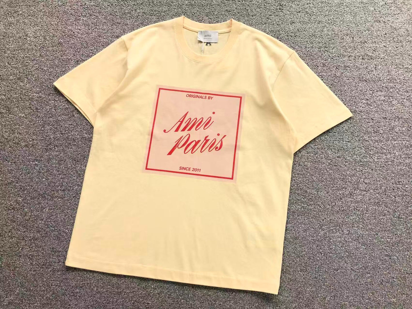 Camiseta AMI Paris Originals Box Logo Tee