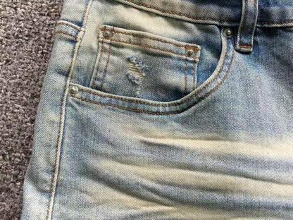 Bermuda Jeans AMIRI Ice Fade Distressed