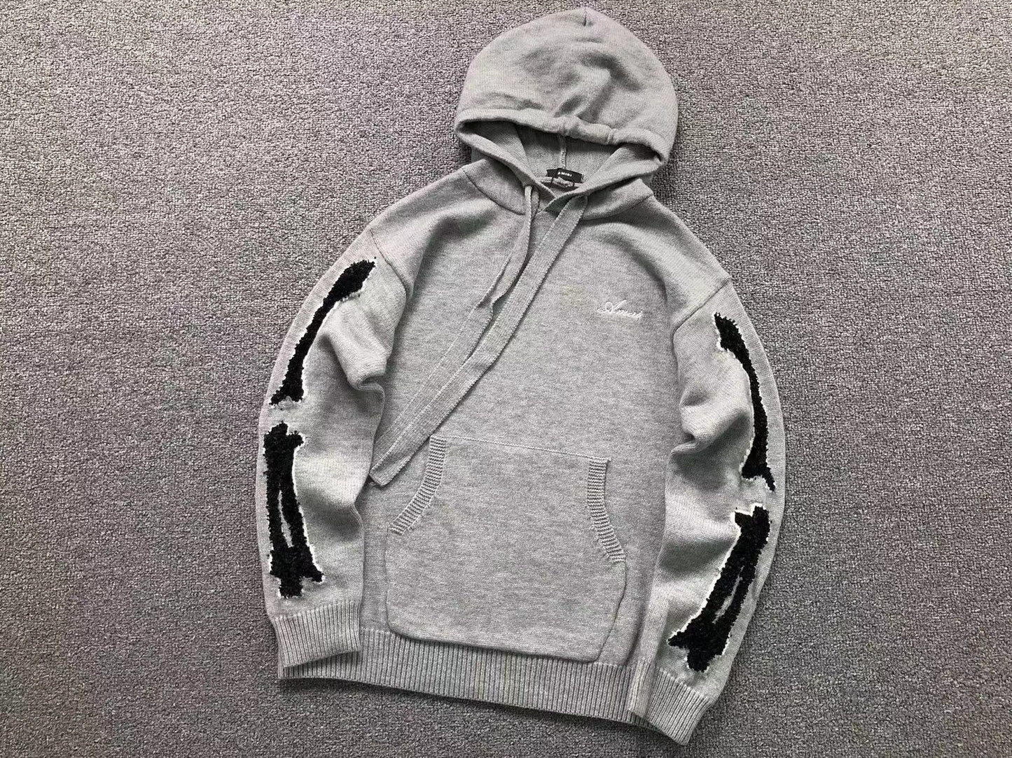 Suéter AMIRI Sleeve Flame Minimal Hoodie