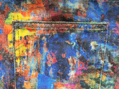 Calça Acne Studios Abstract Paint Denim