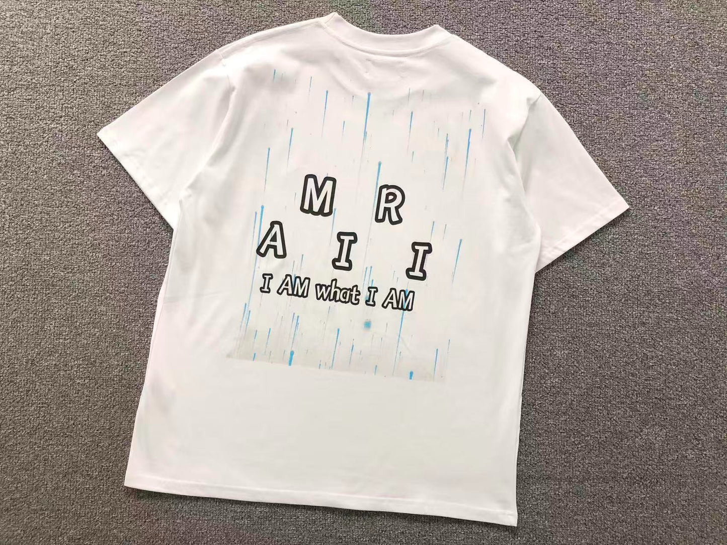 Camiseta AMIRI I Am What I Am Rain
