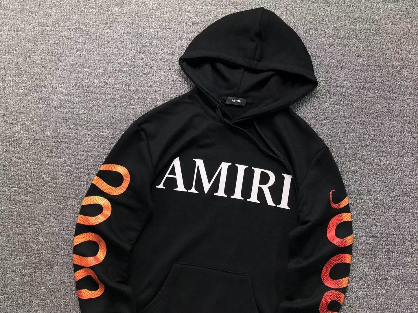 Moletom AMIRI Serpent Sleeve Logo Hoodie