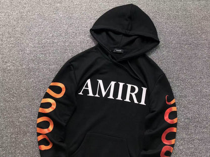 Moletom AMIRI Serpent Sleeve Logo Hoodie