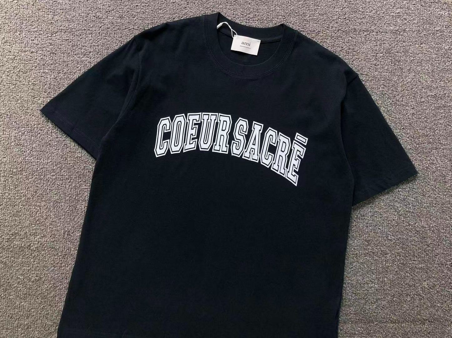 Camiseta AMI Paris Coeur Sacré Varsity