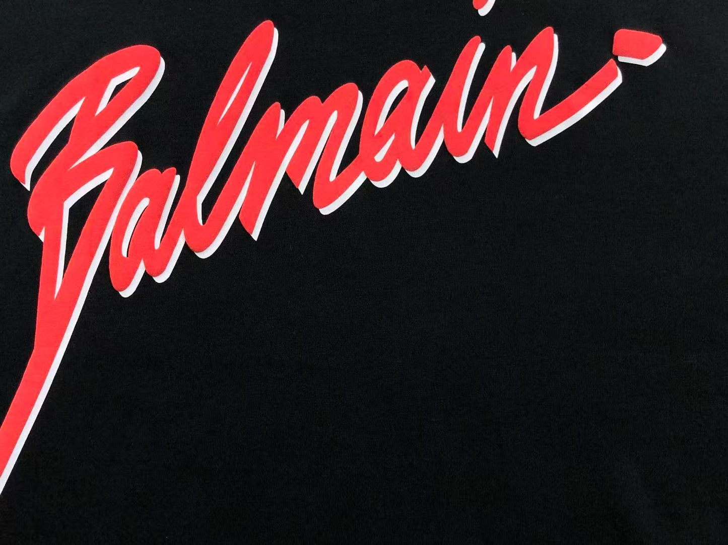 Camiseta Balmain Script Logo