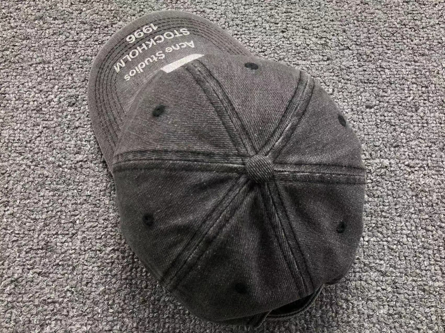 Boné Acne Studios Eddie face Stockholm 1996 Washed