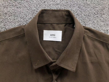 Camisa AMI Paris Classic Heart Manga Longa