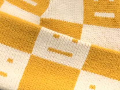 Touca Acne Studios Checkered Knit