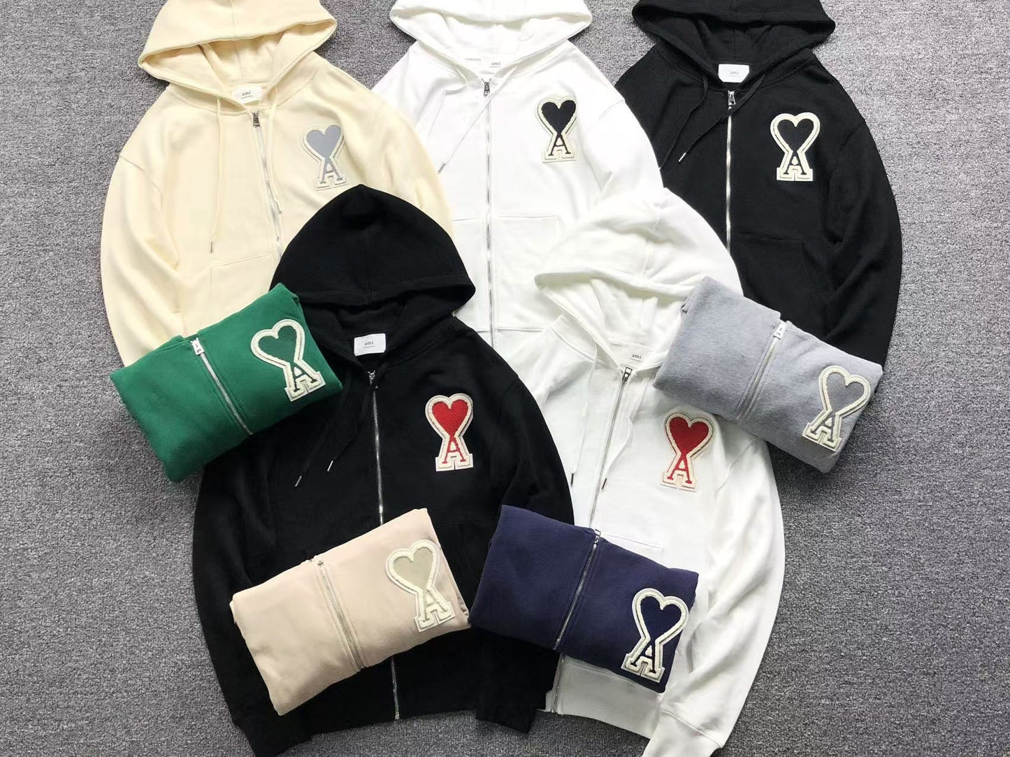 Moletom AMI Paris Ami de Cœur Hoodie Big Heart