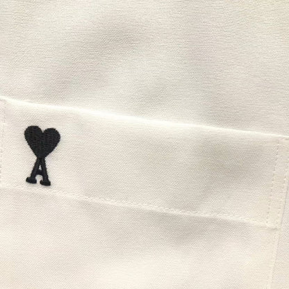 Camisa AMI Paris Signature Heart Oxford Minimal