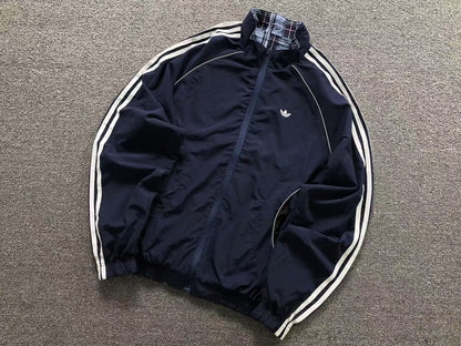 Jaqueta Adidas Reversible Plaid Track Jacket