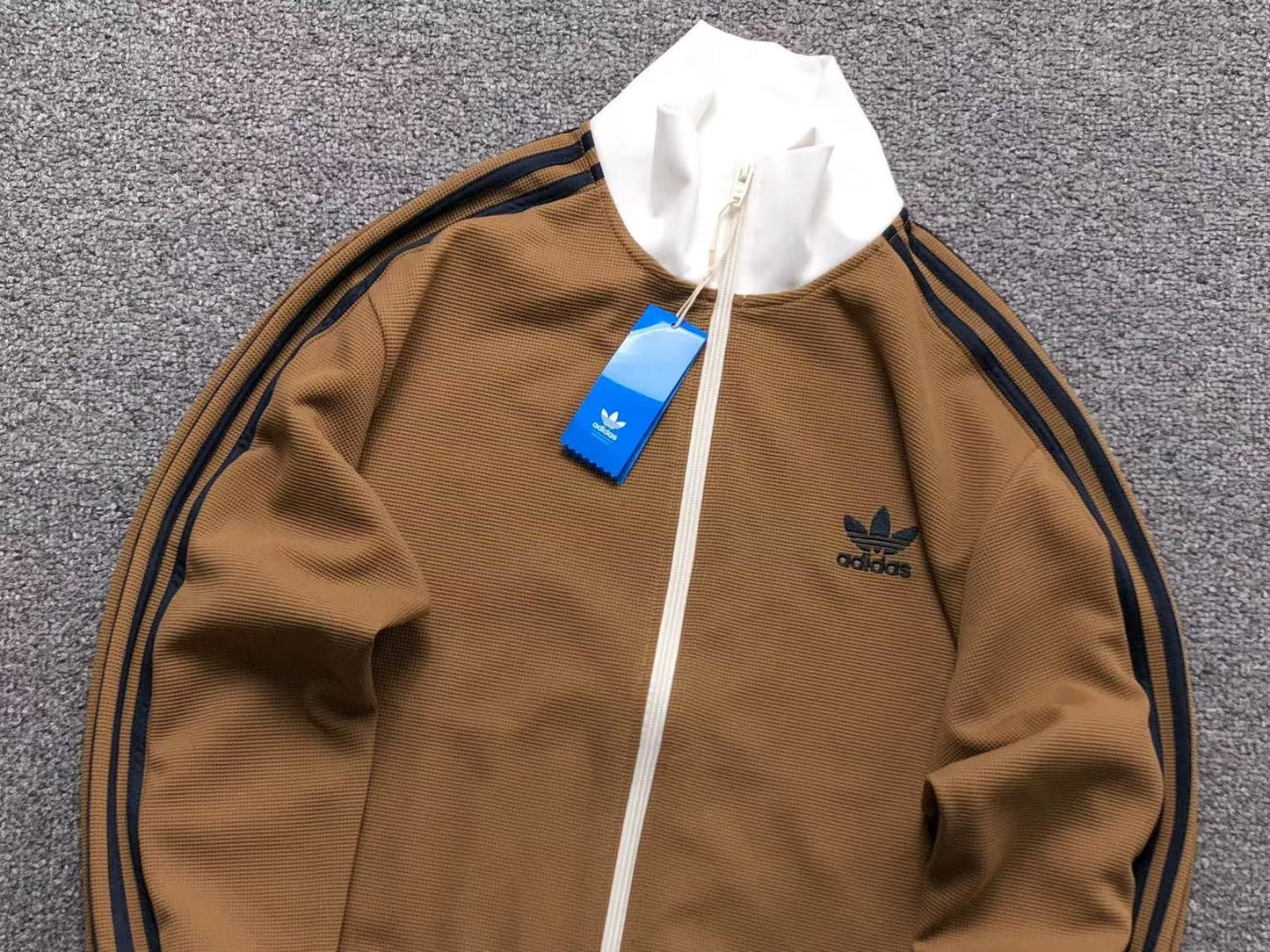 Moletom Adidas Originals Waffle Track Zip