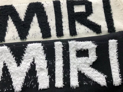 Suéter AMIRI Brush Logo Distressed