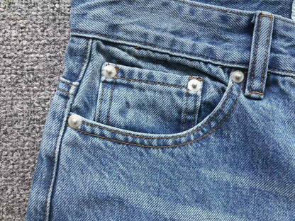 Calça Jeans AMI Paris WideLeg Lavagem