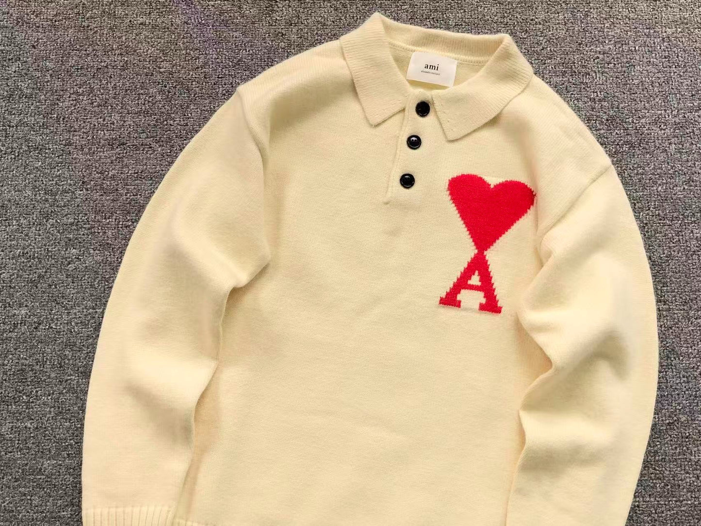 Suéter AMI Paris Polo Knit Essential