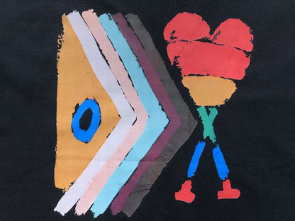 Camiseta AMI Paris Art Graphic Tee