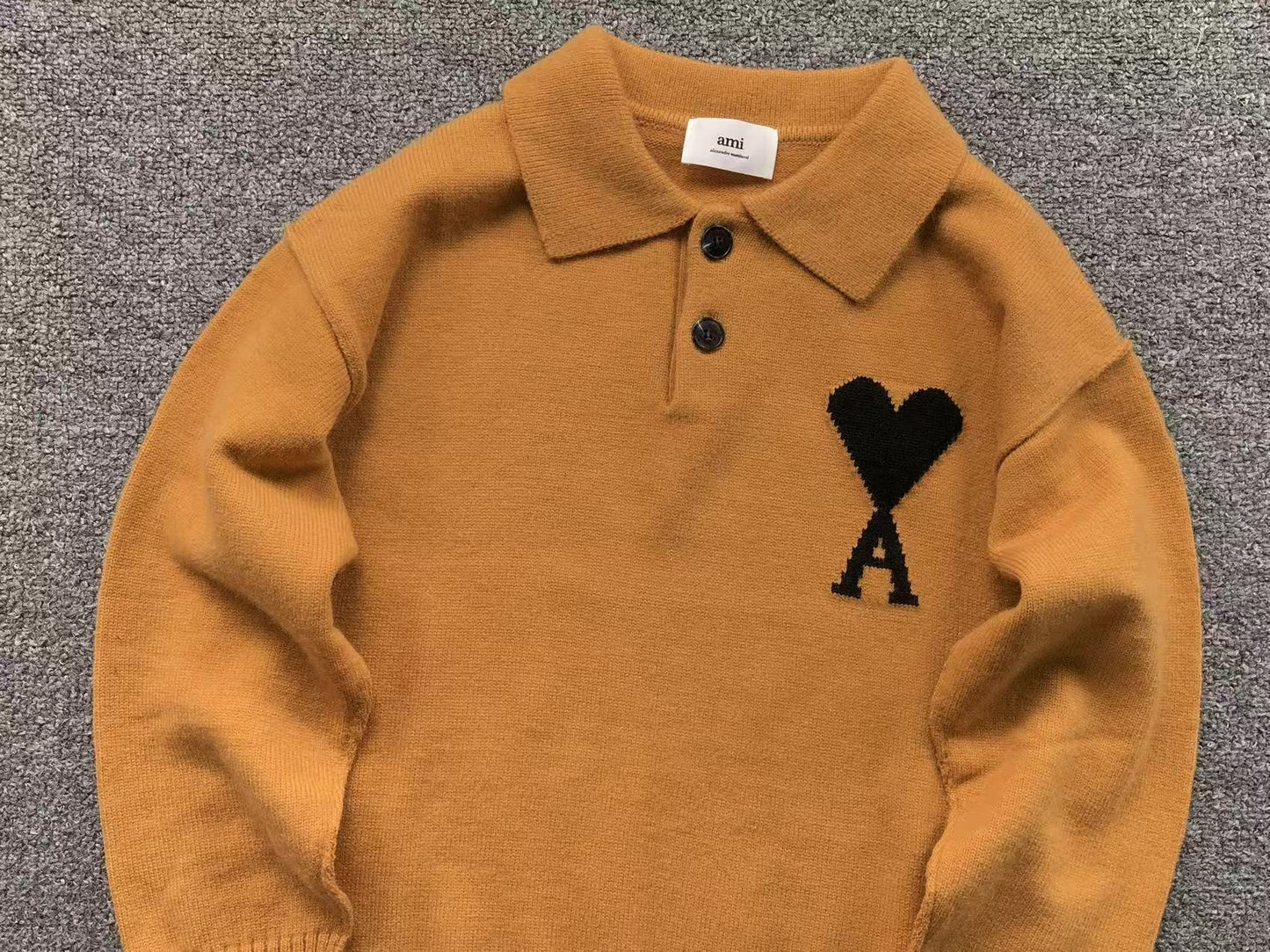 Suéter AMI Paris Polo Knit