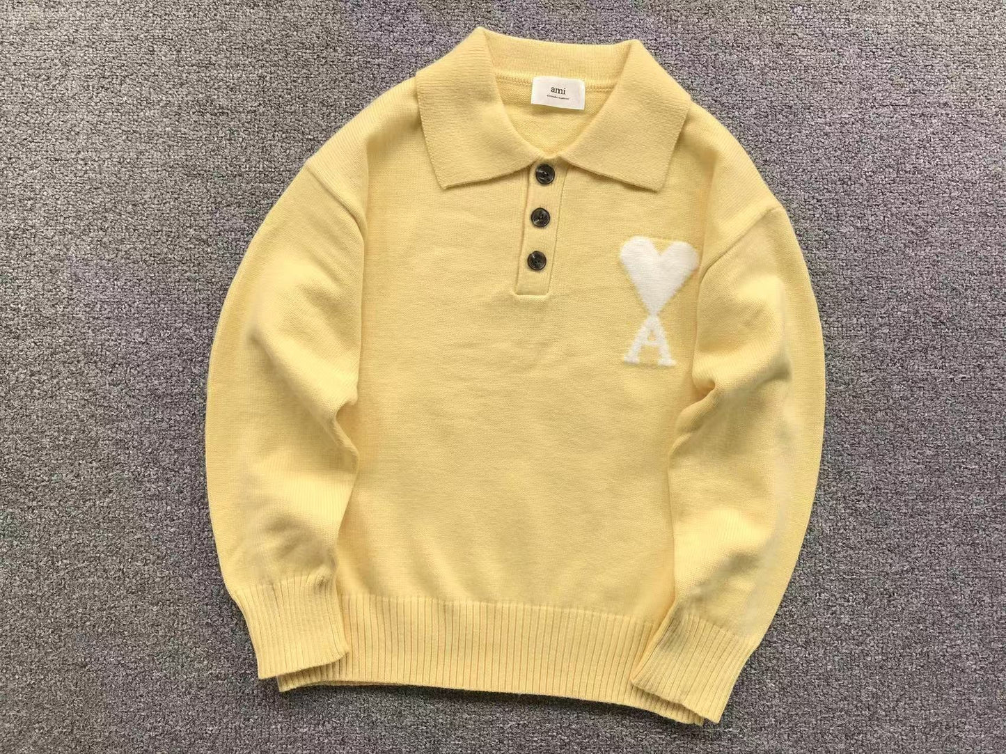 Suéter AMI Paris Polo Knit Essential