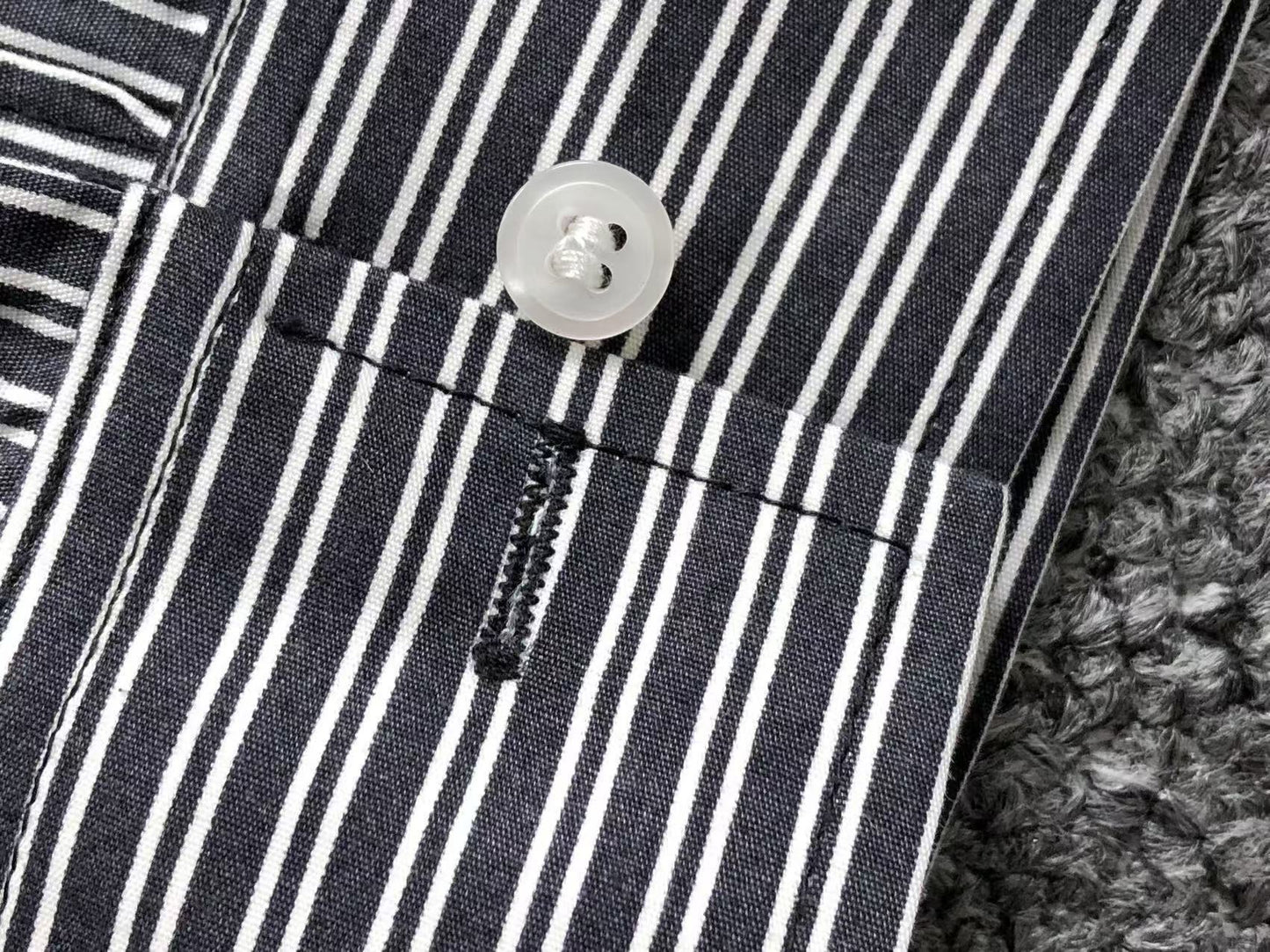 Camisa AMI Paris Clean Stripe Classic