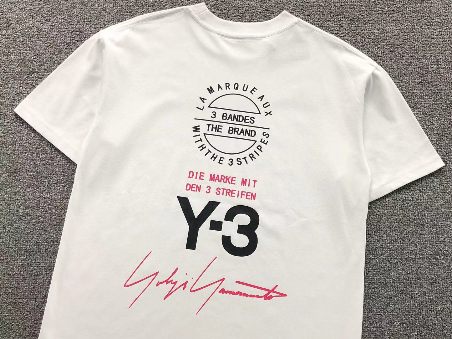 Camiseta Adidas Y-3 Signature Statement