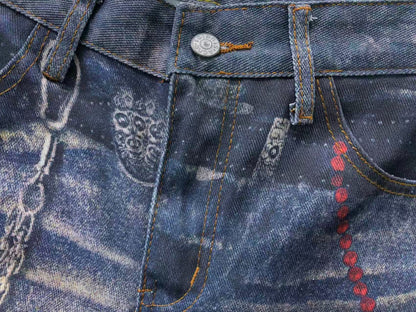 Calça Acne Studios Chaos Chain Denim