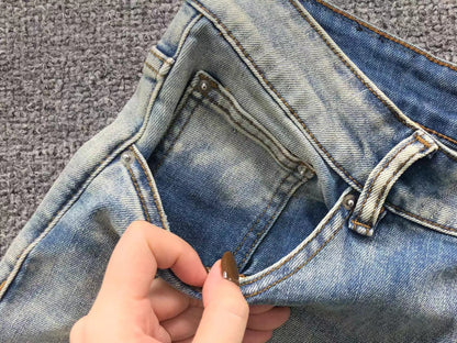 Calça AMIRI Destroyed Ice Wash