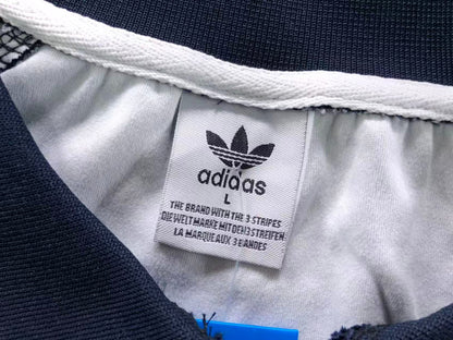 Moletom Adidas Originals Half Zip Vintage Stripes