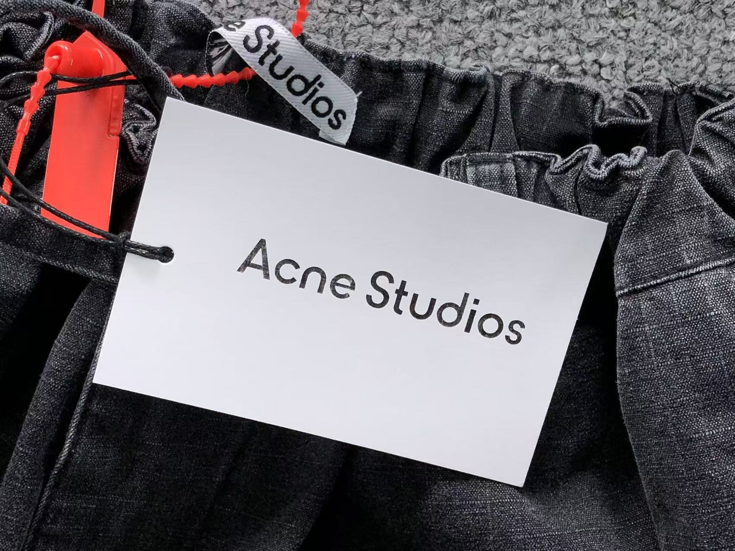 Short Acne Studios Washed Cargo Denim