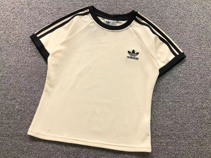 Camiseta Adidas Raglan Core 3-Stripes Feminina
