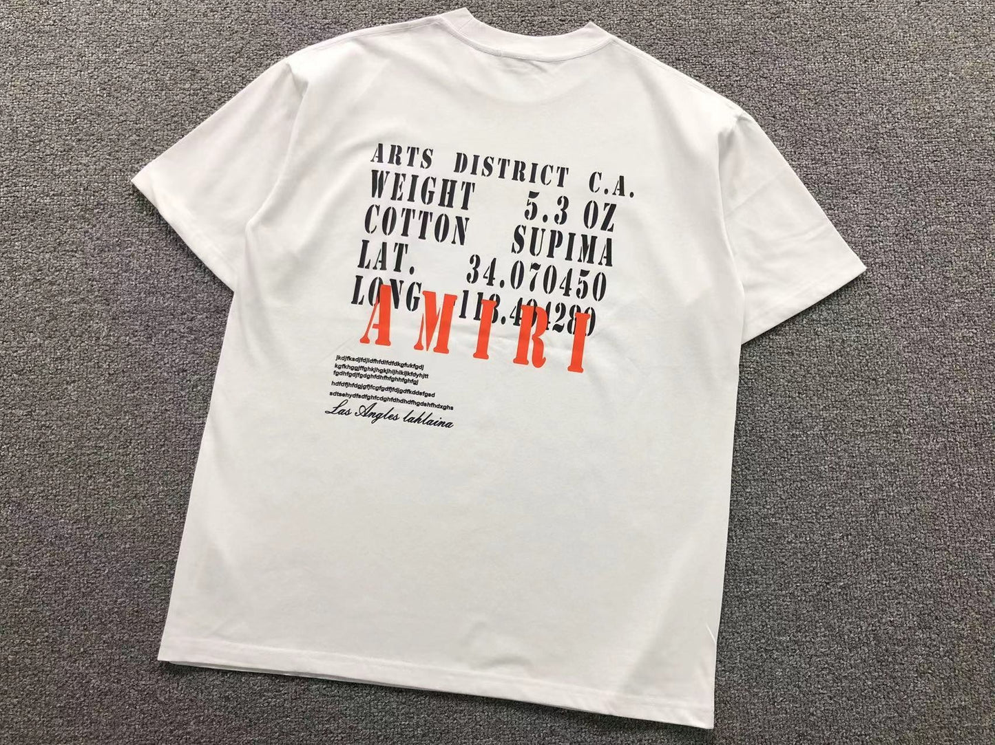 Camiseta AMIRI Arts District Label