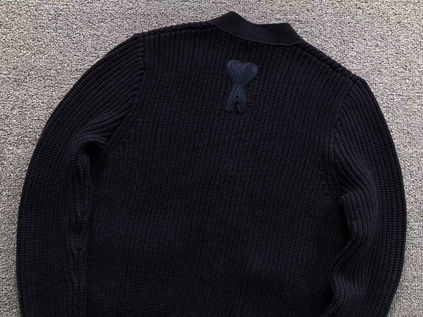 Suéter Cardigan AMI Paris Knit Textured
