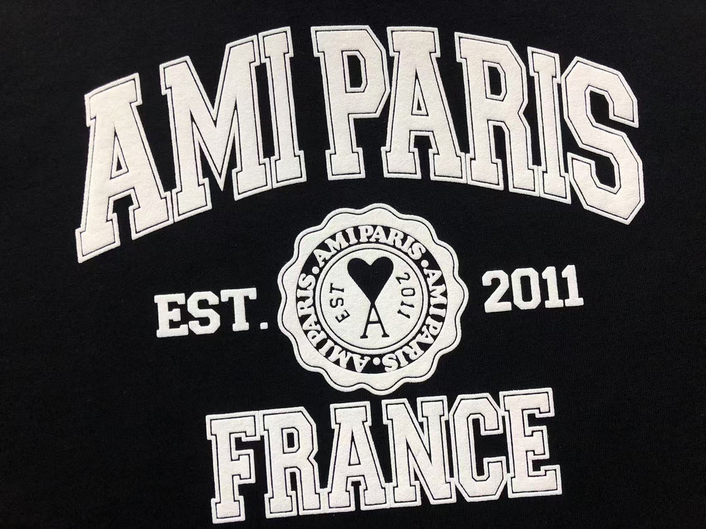 Camiseta AMI Paris College Logo France