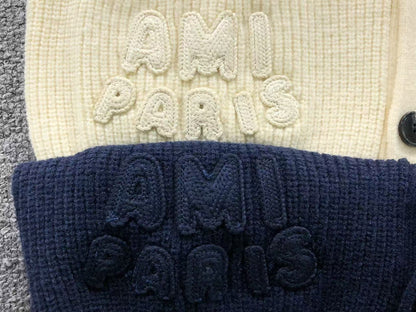 Suéter AMI Paris Cardigan Knit