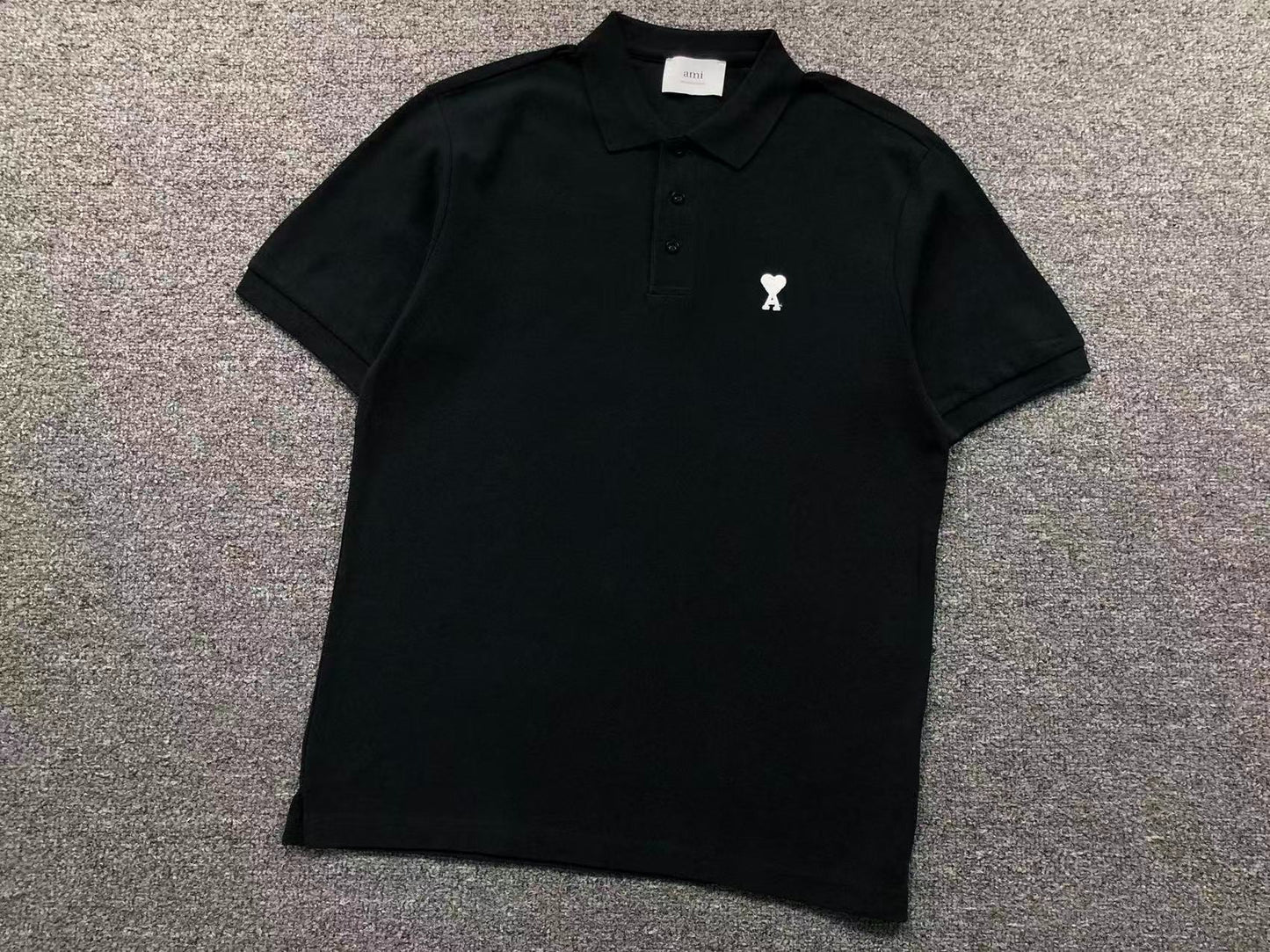 Camiseta Polo AMI Paris Essential Mini Logo