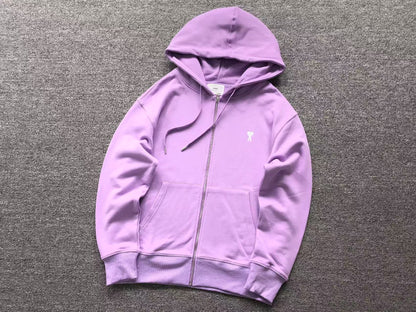 Moletom AMI Paris Ami de Cœur Zip Hoodie