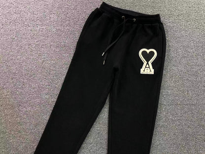 Calça Jogger AMI Paris Big Logo Heart Moletom
