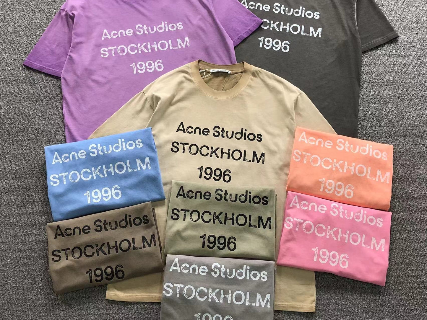 Camiseta Acne Studios Pastel Edition Tee