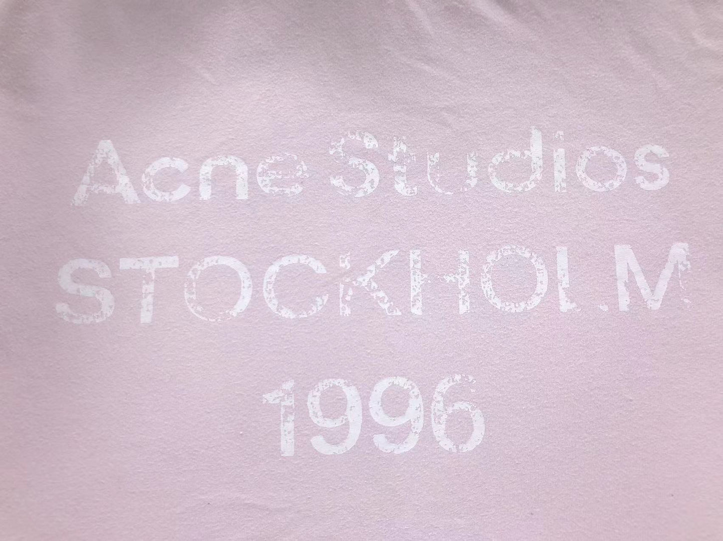 Camsieta Acne Studios Stockholm 1996 Rib Long Sleeve