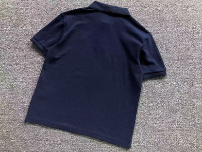 Camiseta Polo AMI Paris Mini Heart Logo Contrast Classic