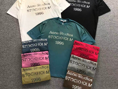 Camiseta Acne Studios Stockholm 1996 Vintage Logo