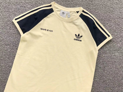 Camiseta Adidas x Sporty & Rich Raglan Feminina