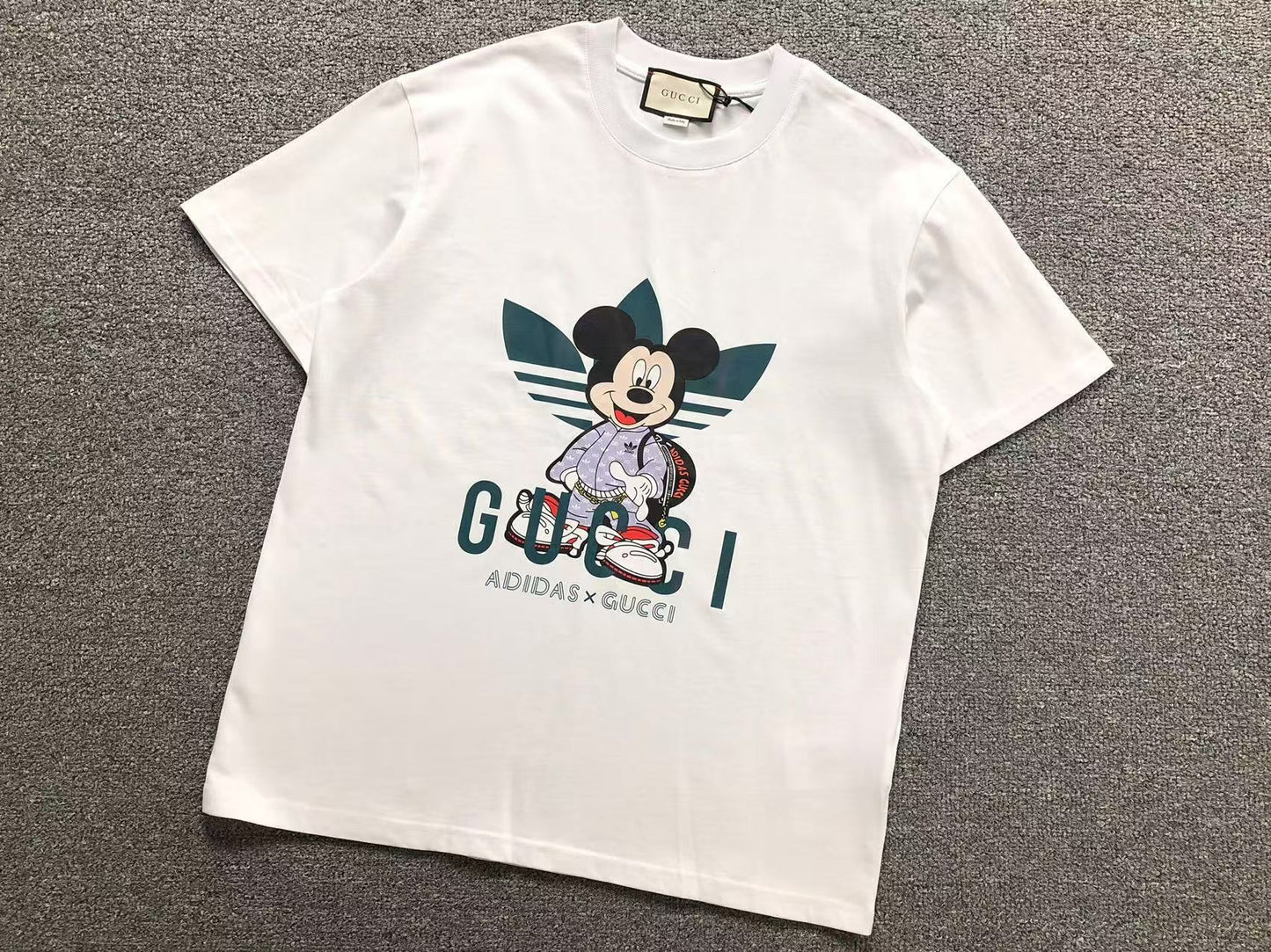 Camiseta Adidas x Gucci Mickey Collab Cartoon