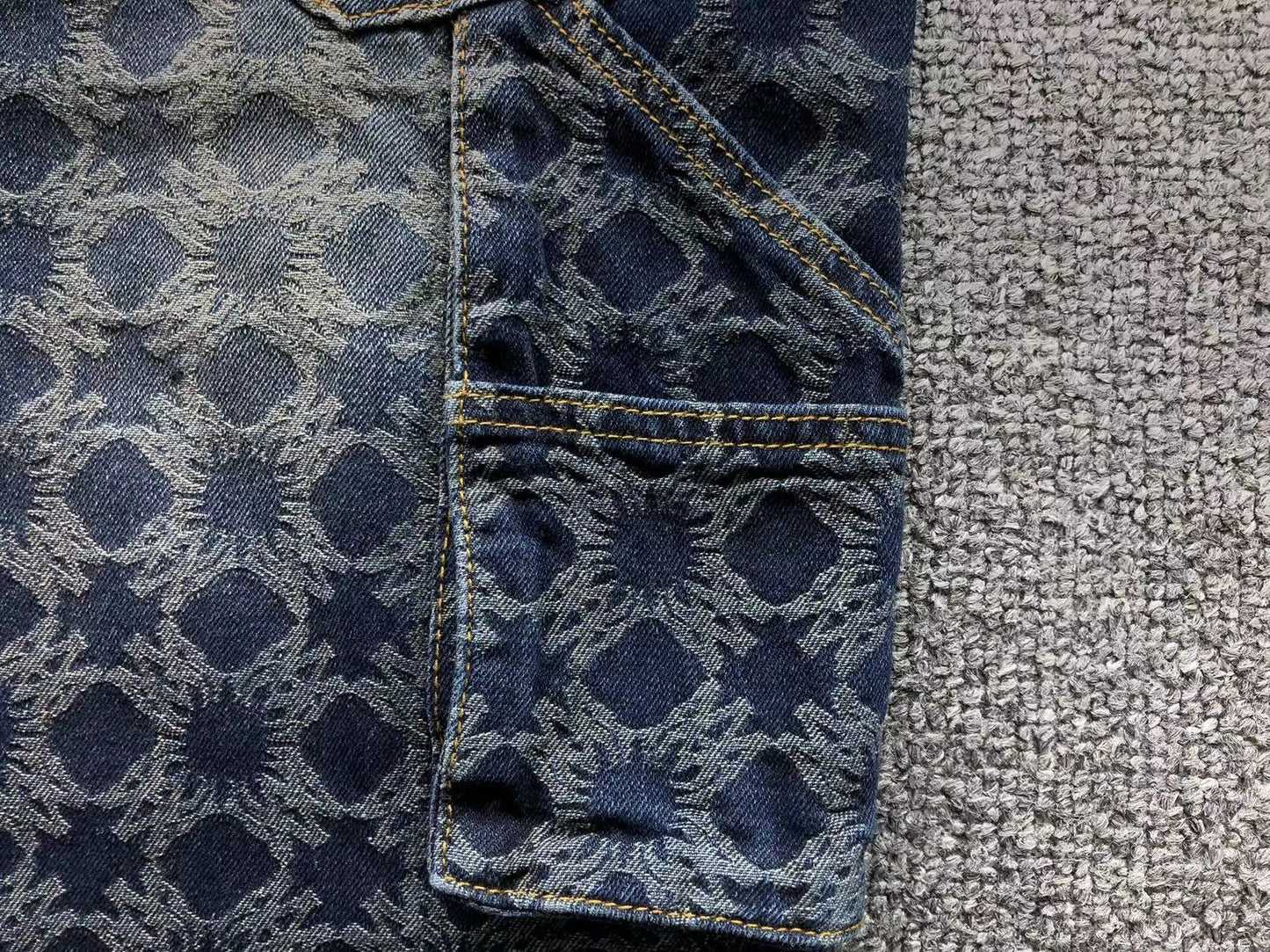 Calça AMIRI Monogram Cargo Denim