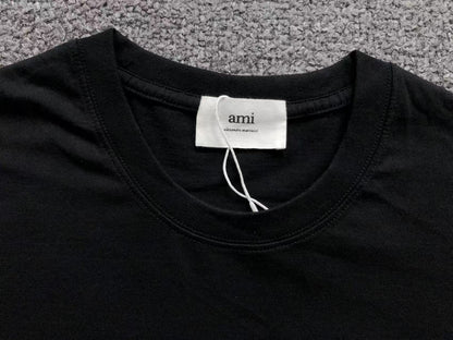 Camiseta AMI Paris Mini Textured Logo Tee