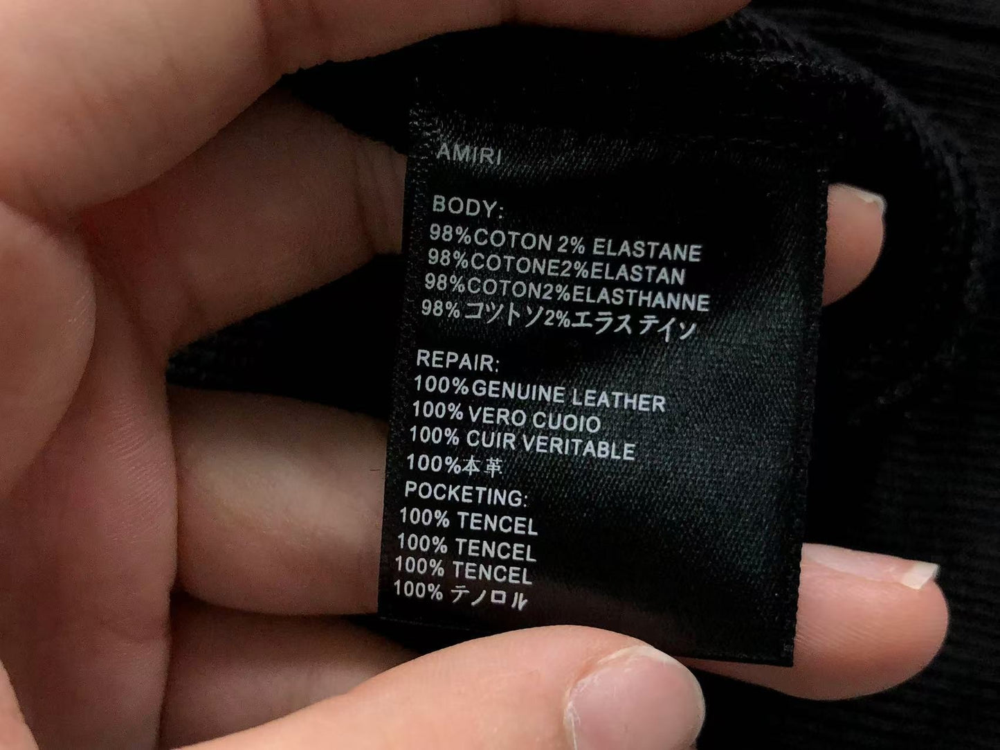 Moletom AMIRI Script Signature Hoodie