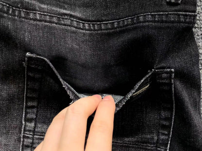 Calça Jeans AMIRI Distressed Black