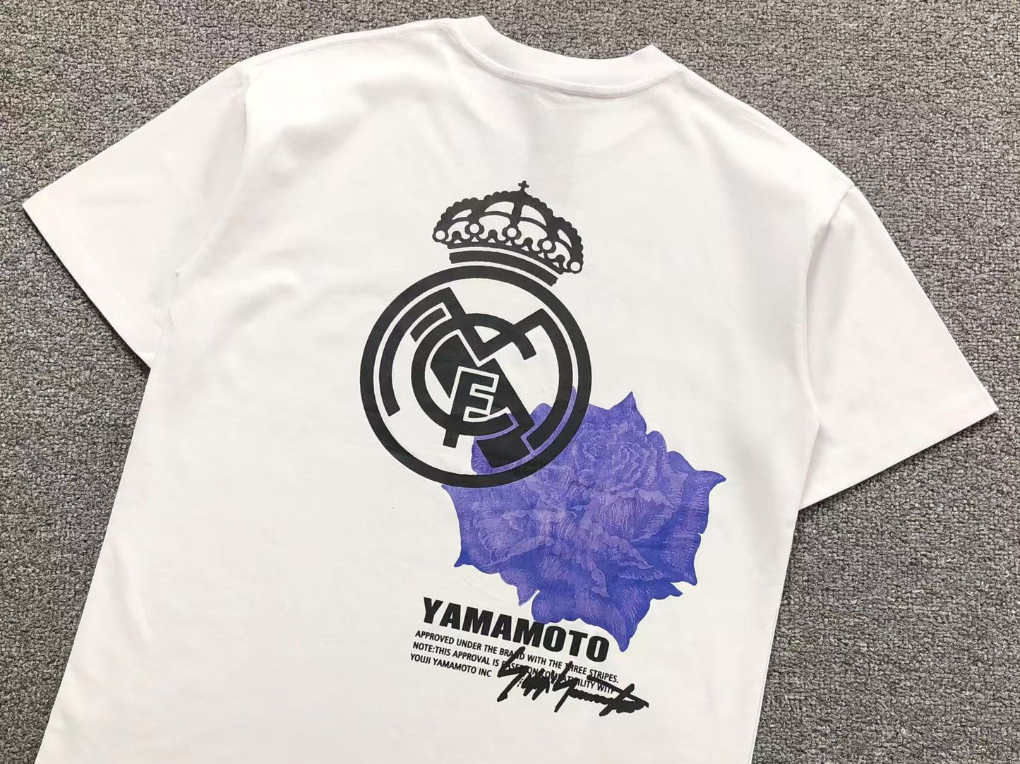 Camiseta Adidas Y-3 Real Madrid Crest Flower