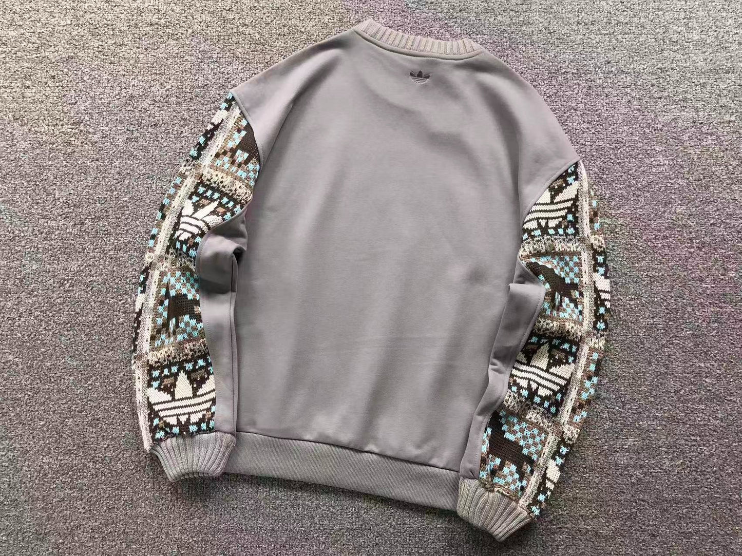 Moletom Adidas Nordic Knit Sleeve Crewneck