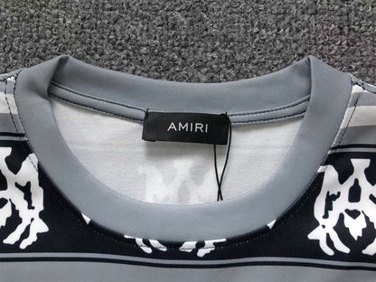 Camiseta AMIRI Monogram Stripe Pattern